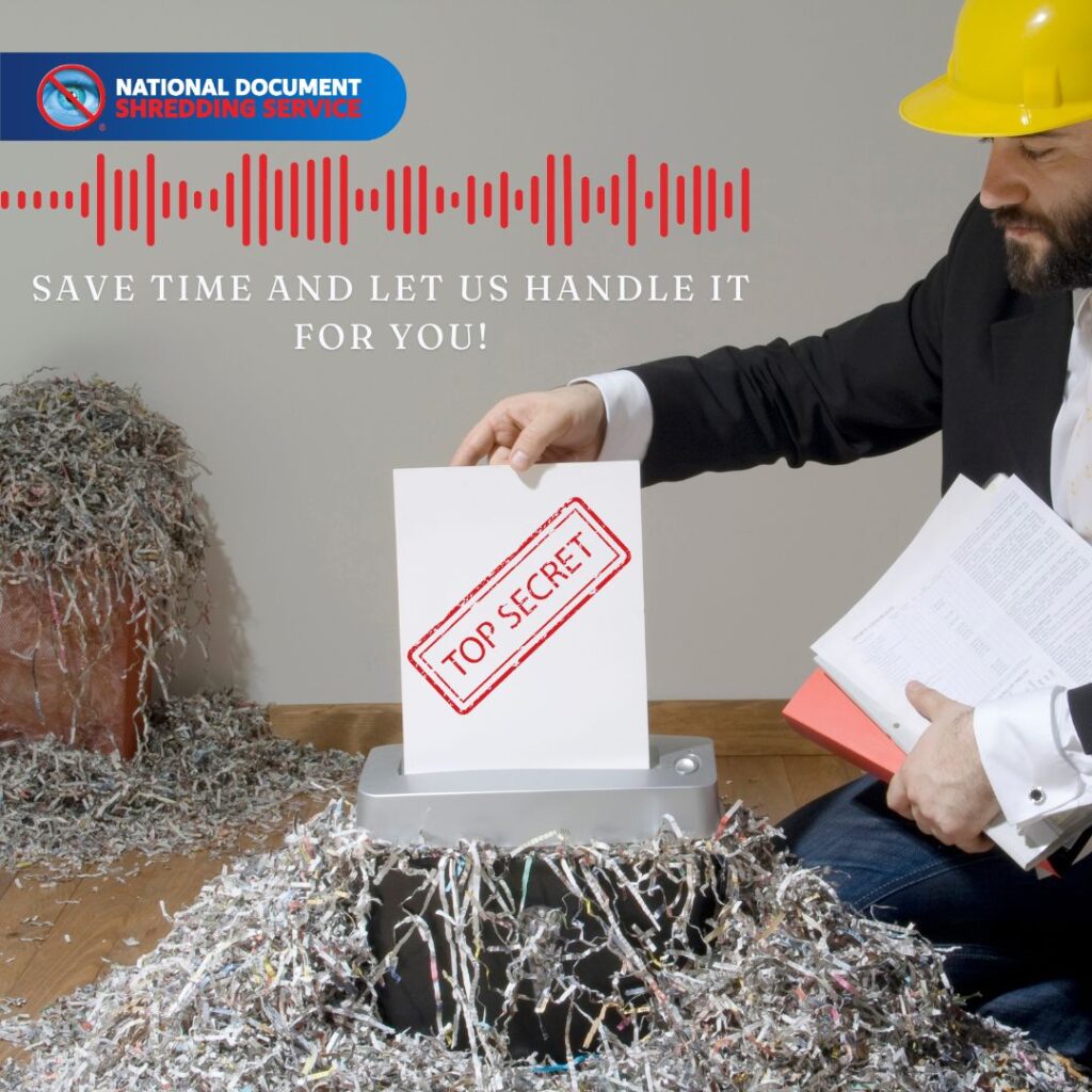 shredding paperwork