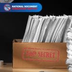 Box overflowing with personal documents ready to shred paper in bulk at home for secure disposal.