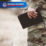 Textile disposal of old uniforms ready for recycling with National Shred services.