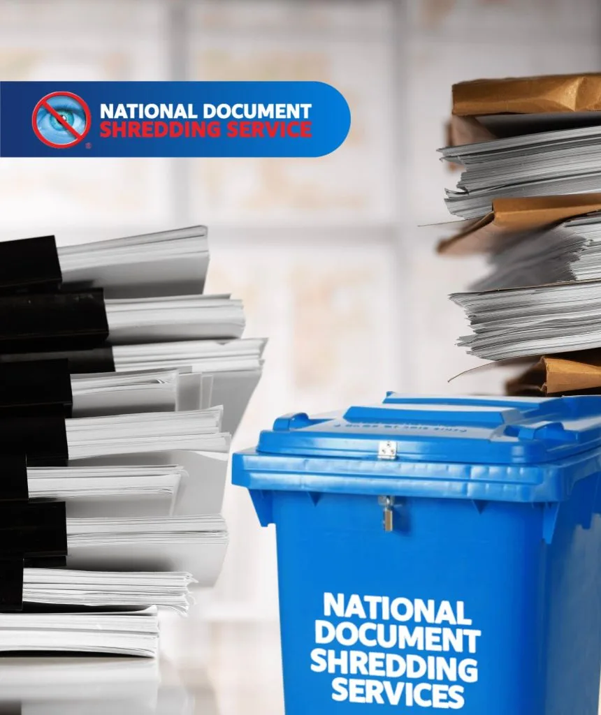 What Can I Put in a Shredding Bin — secure document bin ready for confidential paper disposal.