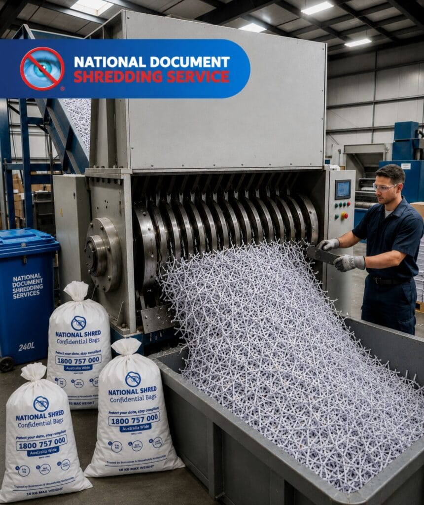 Looking for a reliable shredding service in Sydney, Melbourne, Adelaide or across Australia? National Shred offers secure document destruction with locked bins, on-site options, Certificates of Destruction and 35+ years’ experience. Book online or call 1800 757 000.